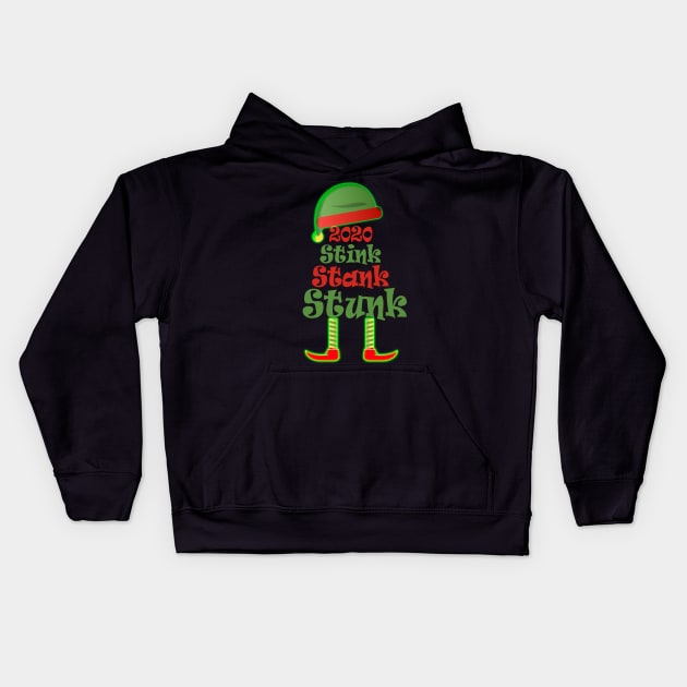 2020 Stink Stank Stunk funny meme Kids Hoodie by ZenCloak